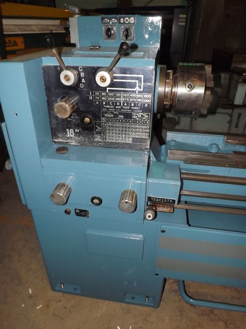 16" x 60" REPUBLIC LAGUN ... LATHE 1-7/8" SPINDLE HOLE